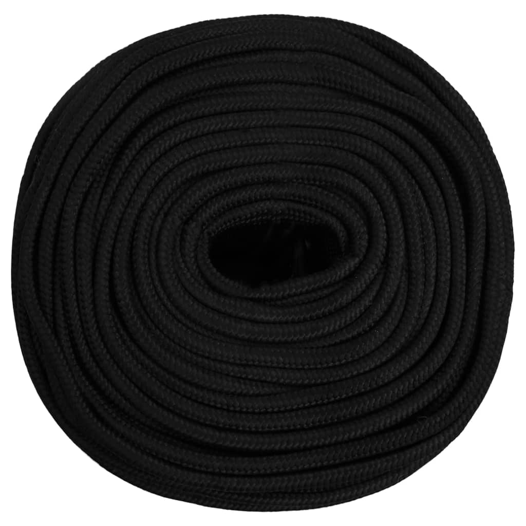 8720287130970_g_en_hd_2 vidaXL Work Rope Black 8 mm 50 m Polyester - Image 3