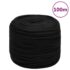 vidaXL Work Rope Black 10 mm 100 m Polyester