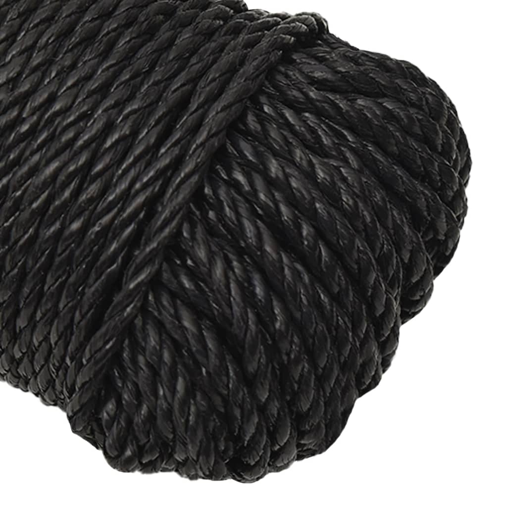 8720287132073_g_en_hd_3 vidaXL Work Rope Black 6 mm 25 m Polypropylene - Image 4