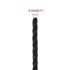 vidaXL Work Rope Black 6 mm 50 m Polypropylene - Image 6