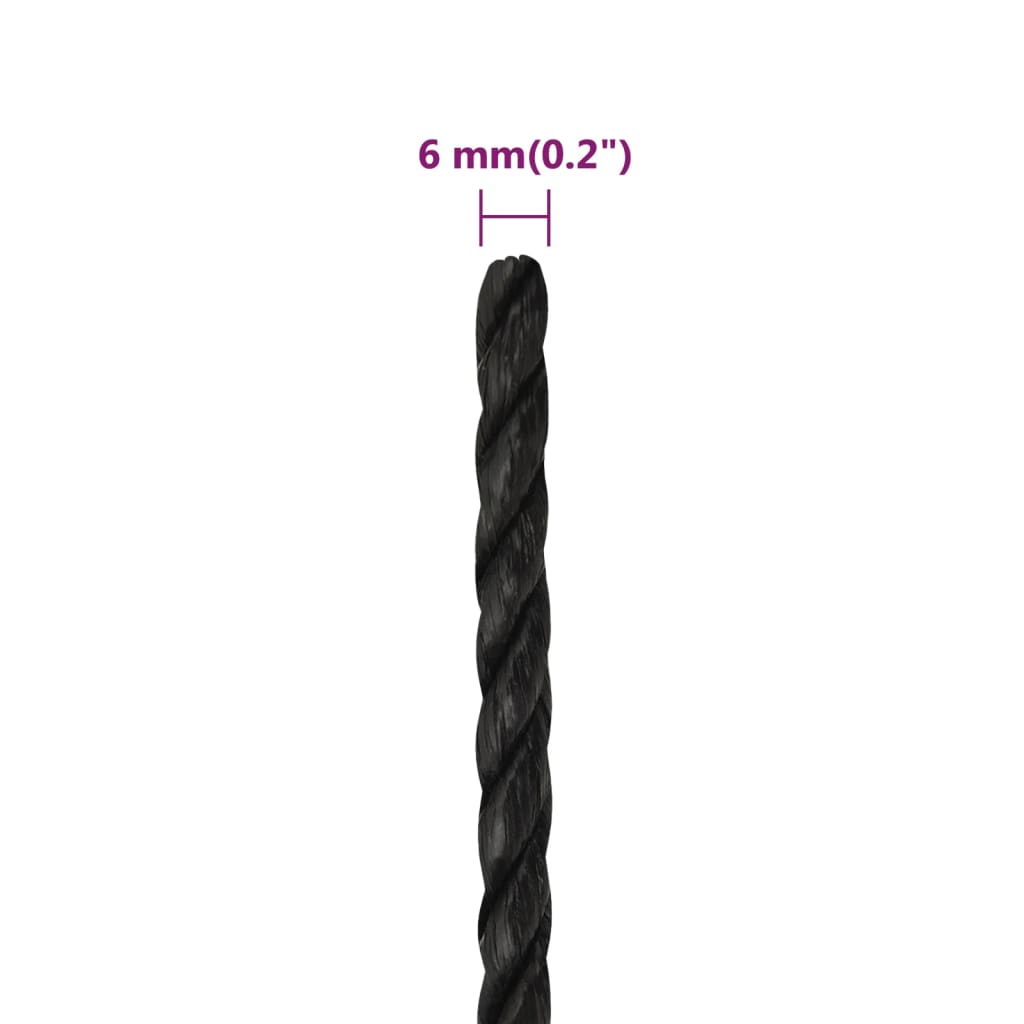 8720287132080_g_en_hd_5 vidaXL Work Rope Black 6 mm 50 m Polypropylene - Image 6