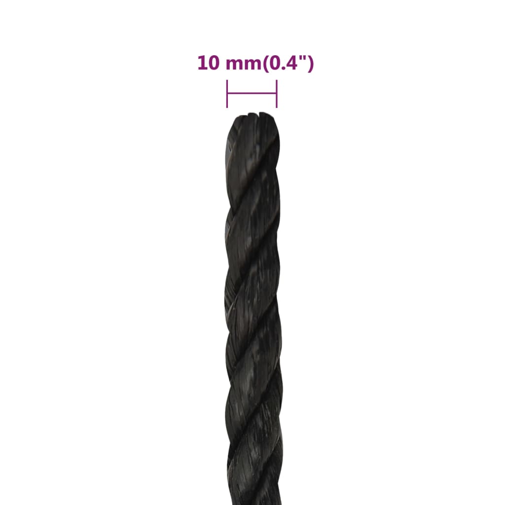 8720287132172_g_en_hd_5 vidaXL Work Rope Black 10 mm 25 m Polypropylene - Image 6