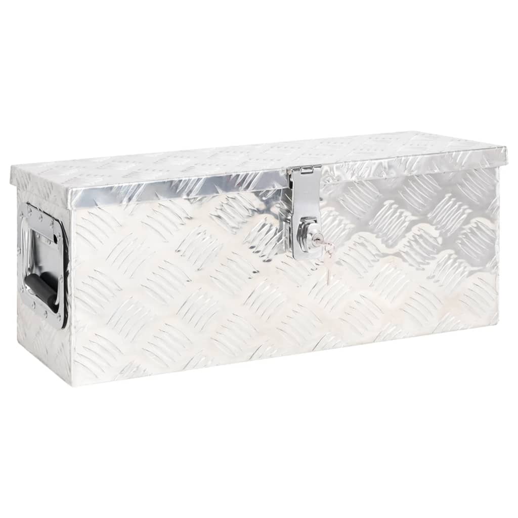 8720287132851_a_en_hd_1 vidaXL Storage Box Silver 60x23.5x23 cm Aluminium - Image 1
