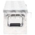 vidaXL Storage Box Silver 60x23.5x23 cm Aluminium - Image 3