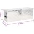 vidaXL Storage Box Silver 60x23.5x23 cm Aluminium - Image 8