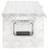 vidaXL Storage Box Silver 70x31x27 cm Aluminium - Image 3