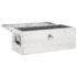 vidaXL Storage Box Silver 70x31x27 cm Aluminium - Image 5