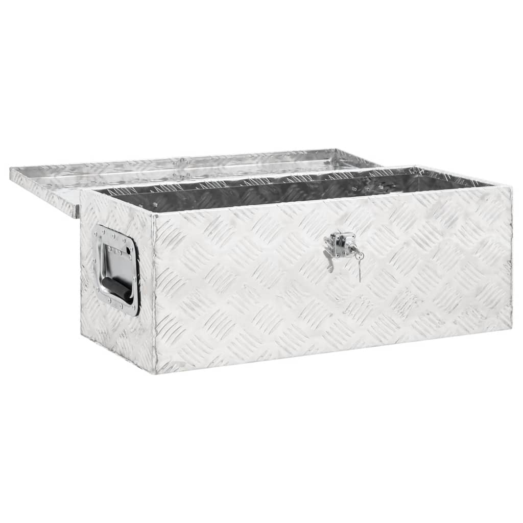 8720287132875_g_en_hd_4 vidaXL Storage Box Silver 70x31x27 cm Aluminium - Image 5