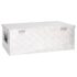 vidaXL Storage Box Silver 80x39x30 cm Aluminium - Image 4