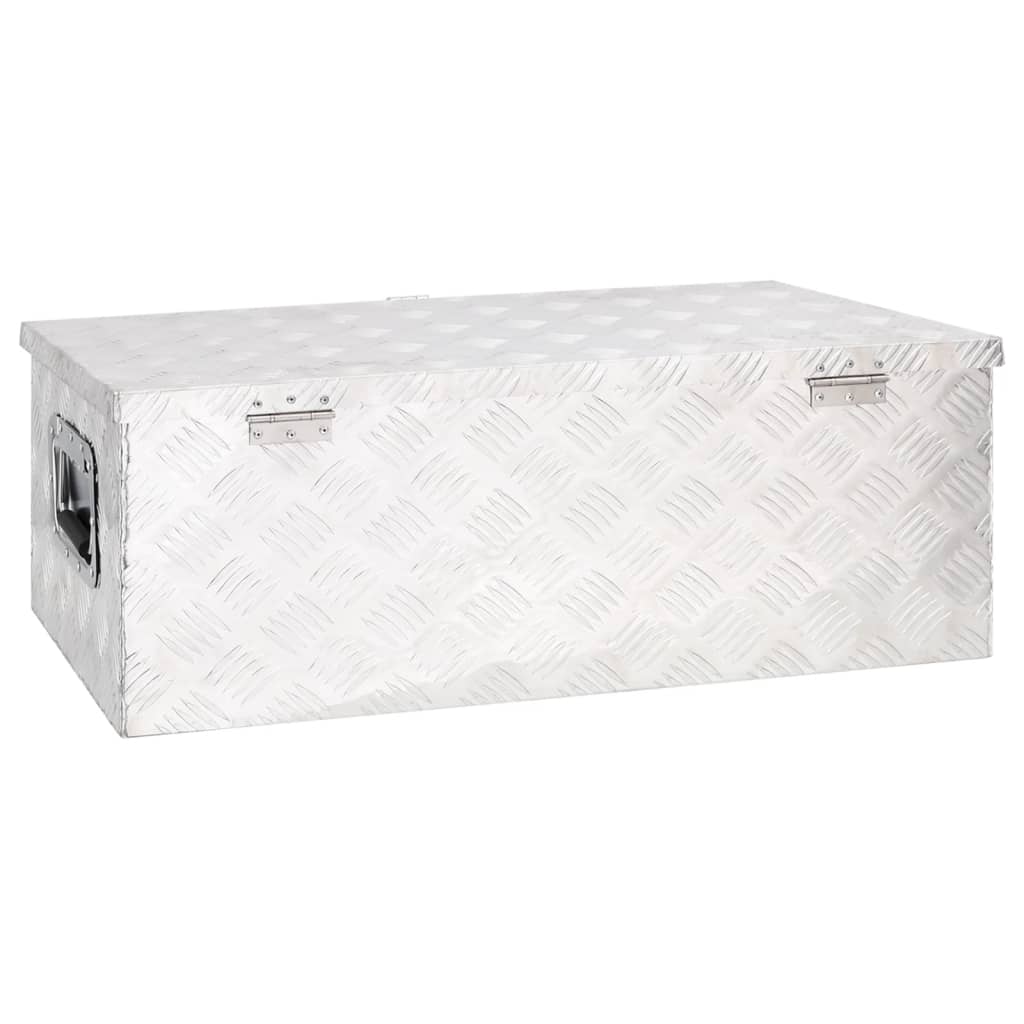 8720287132899_g_en_hd_3 vidaXL Storage Box Silver 80x39x30 cm Aluminium - Image 4