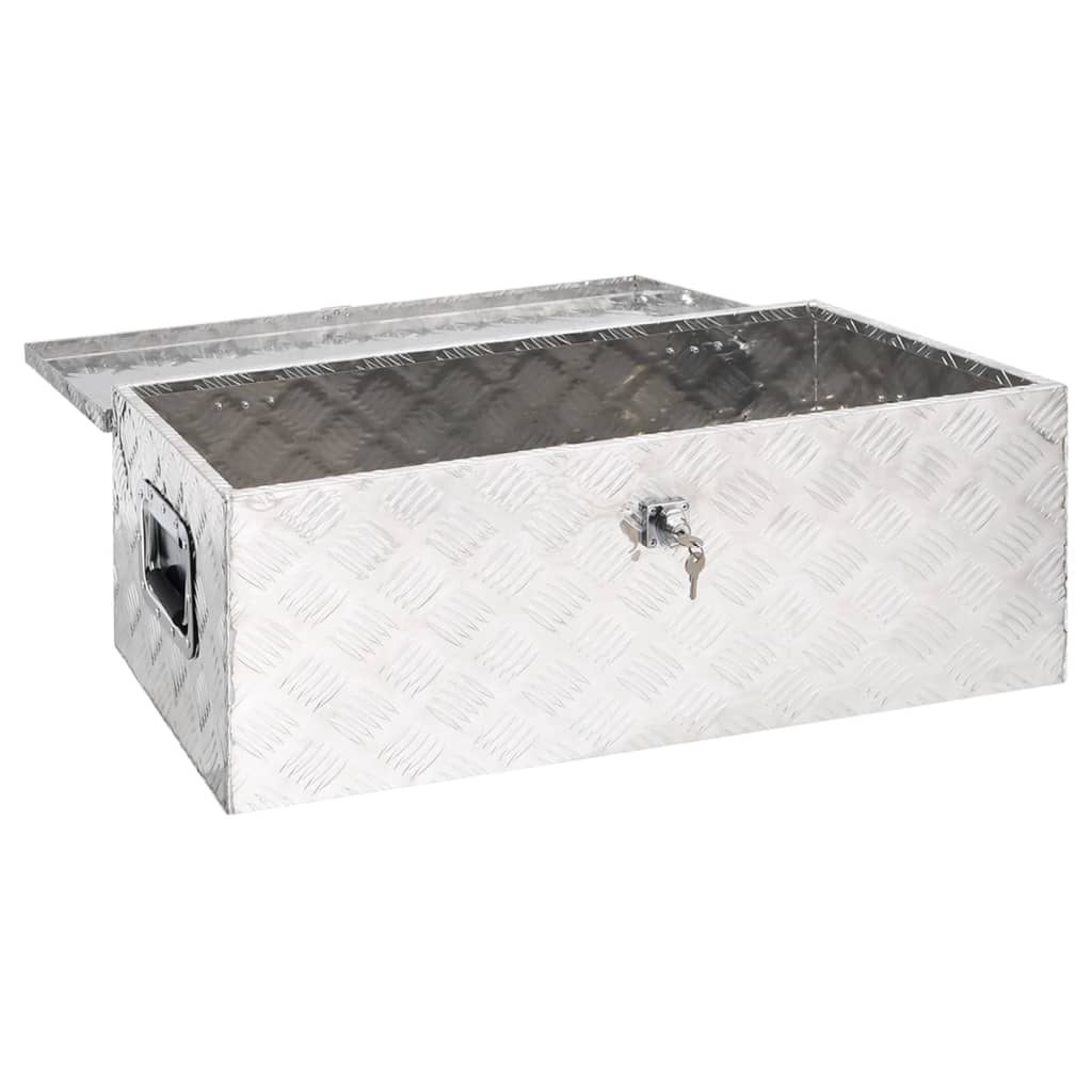 8720287132899_g_en_hd_4 vidaXL Storage Box Silver 80x39x30 cm Aluminium - Image 5