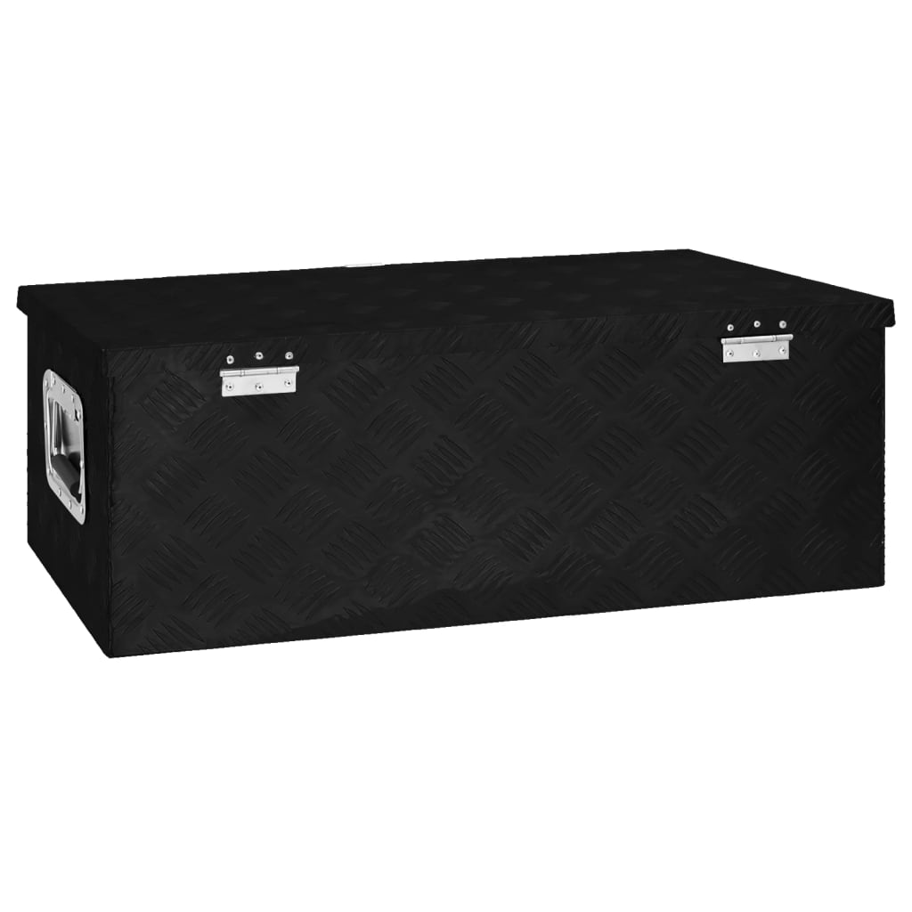 8720287132905_g_en_hd_3 vidaXL Storage Box Black 80x39x30 cm Aluminium - Image 4