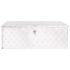 vidaXL Storage Box Silver 90x47x33.5 cm Aluminium - Image 2