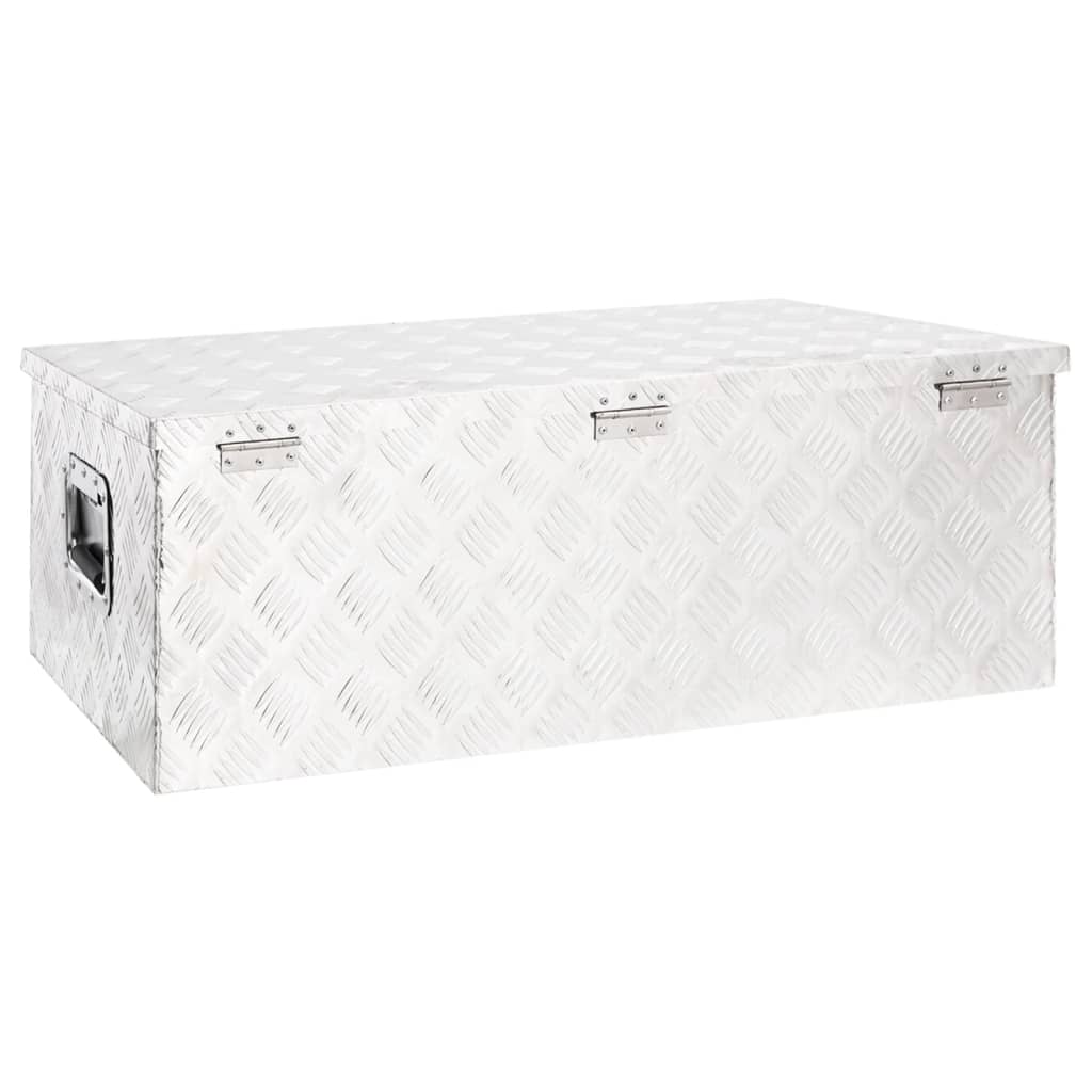 8720287132912_g_en_hd_3 vidaXL Storage Box Silver 90x47x33.5 cm Aluminium - Image 4
