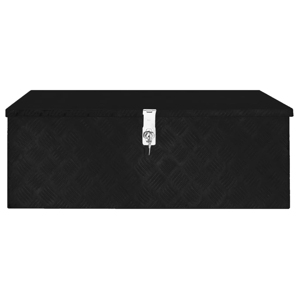 8720287132929_g_en_hd_1 vidaXL Storage Box Black 90x47x33.5 cm Aluminium - Image 2