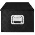 vidaXL Storage Box Black 90x47x33.5 cm Aluminium - Image 3