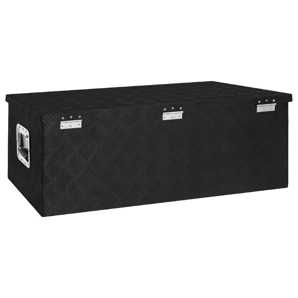 8720287132929_g_en_hd_3 vidaXL Storage Box Black 90x47x33.5 cm Aluminium - Image 4