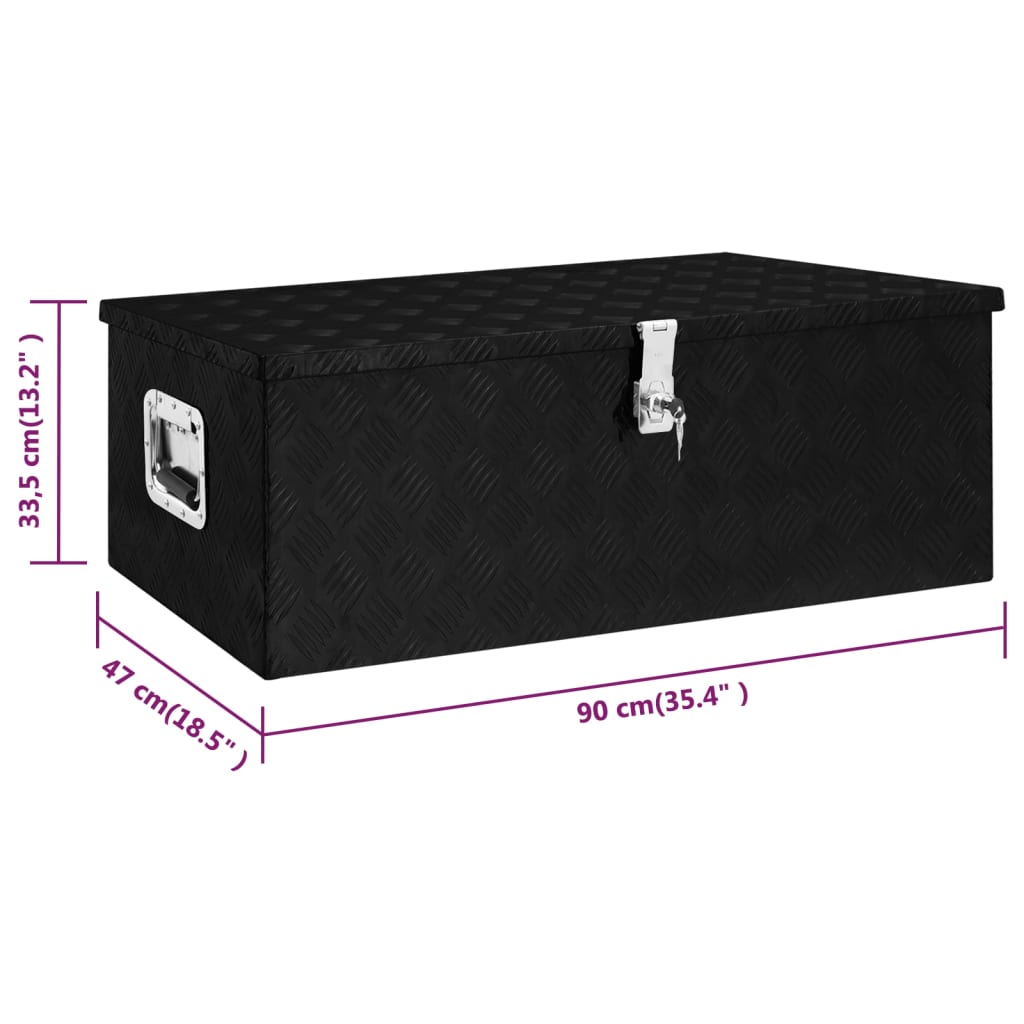 8720287132929_g_en_hd_7 vidaXL Storage Box Black 90x47x33.5 cm Aluminium - Image 8
