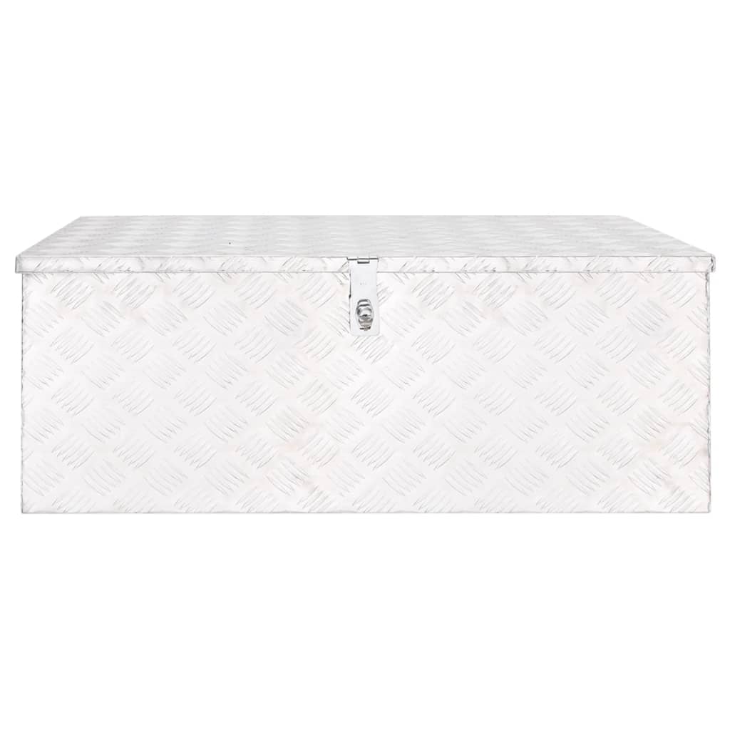 8720287132936_g_en_hd_1 vidaXL Storage Box Silver 100x55x37 cm Aluminium - Image 2