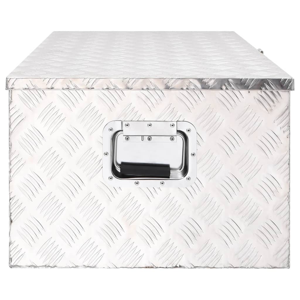 8720287132936_g_en_hd_2 vidaXL Storage Box Silver 100x55x37 cm Aluminium - Image 3