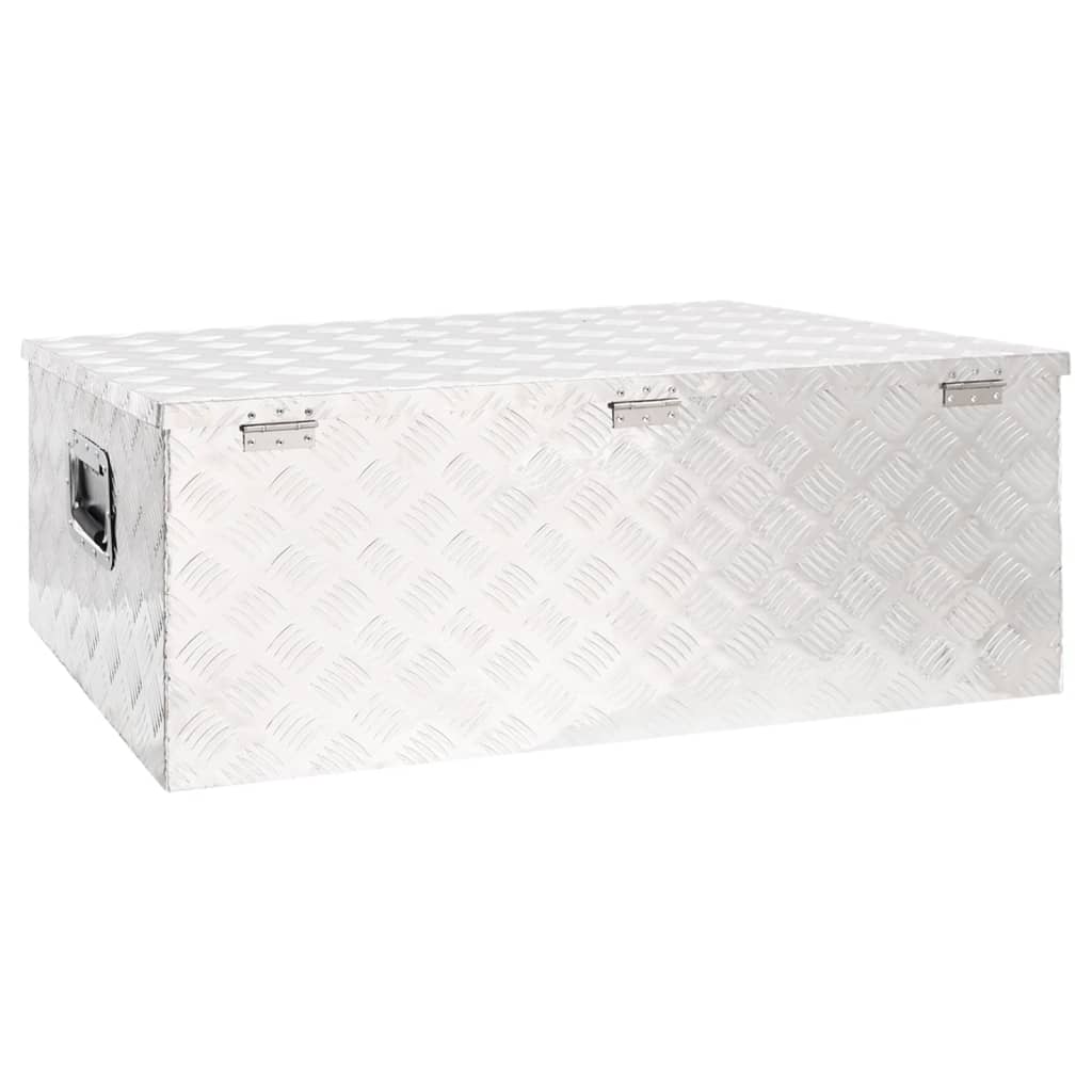 8720287132936_g_en_hd_3 vidaXL Storage Box Silver 100x55x37 cm Aluminium - Image 4