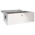 vidaXL Storage Box Silver 100x55x37 cm Aluminium - Image 5