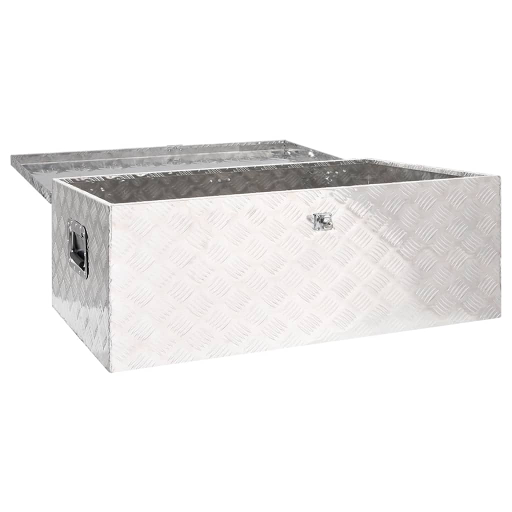 8720287132936_g_en_hd_4 vidaXL Storage Box Silver 100x55x37 cm Aluminium - Image 5