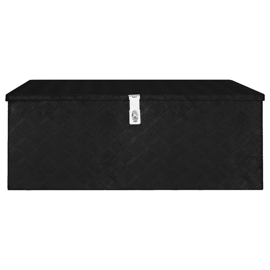 8720287132943_g_en_hd_1 vidaXL Storage Box Black 100x55x37 cm Aluminium - Image 2