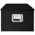 vidaXL Storage Box Black 100x55x37 cm Aluminium - Image 3