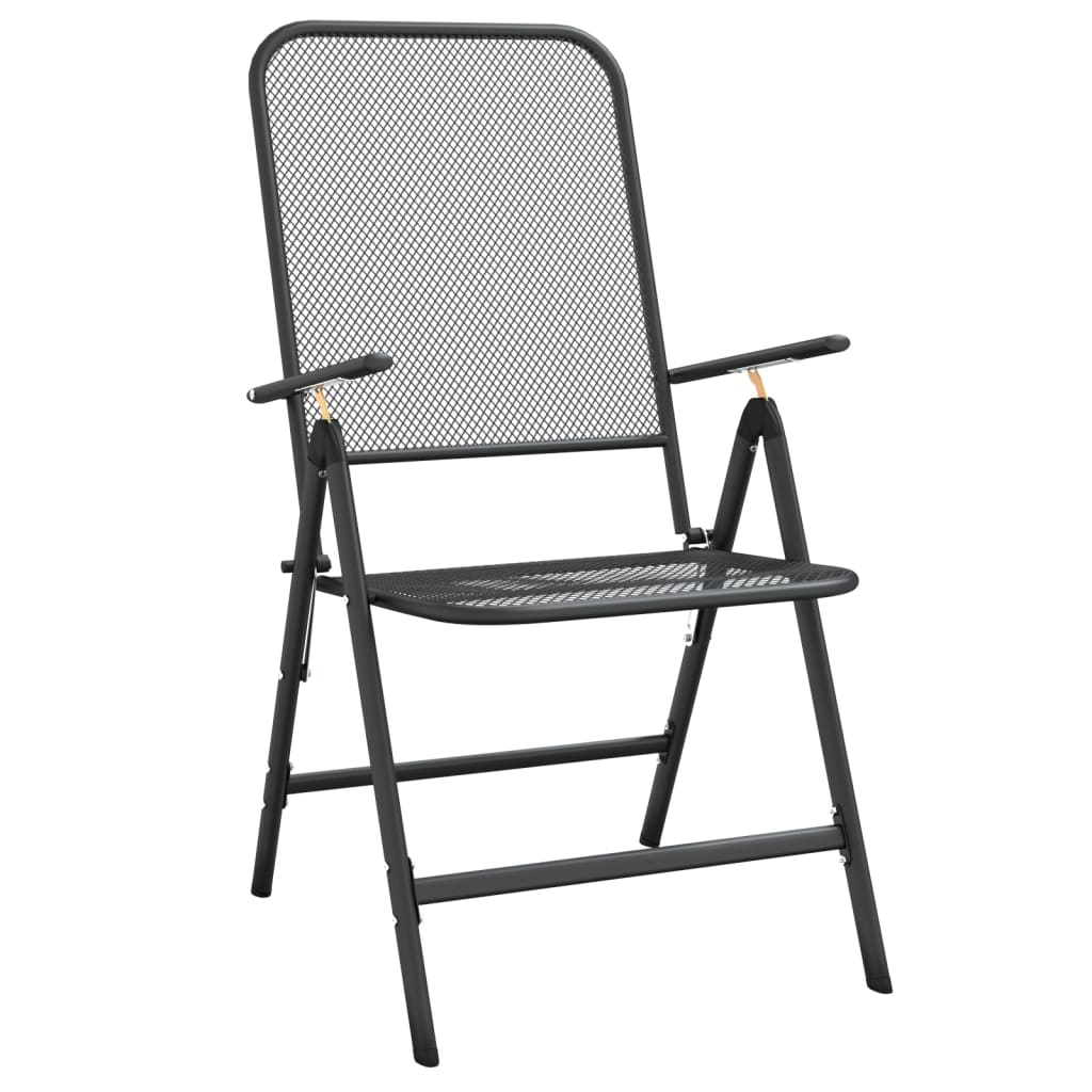 8720287133117_g_en_hd_6 vidaXL 3 Piece Garden Dining Set Expanded Metal Mesh Anthracite - Image 8