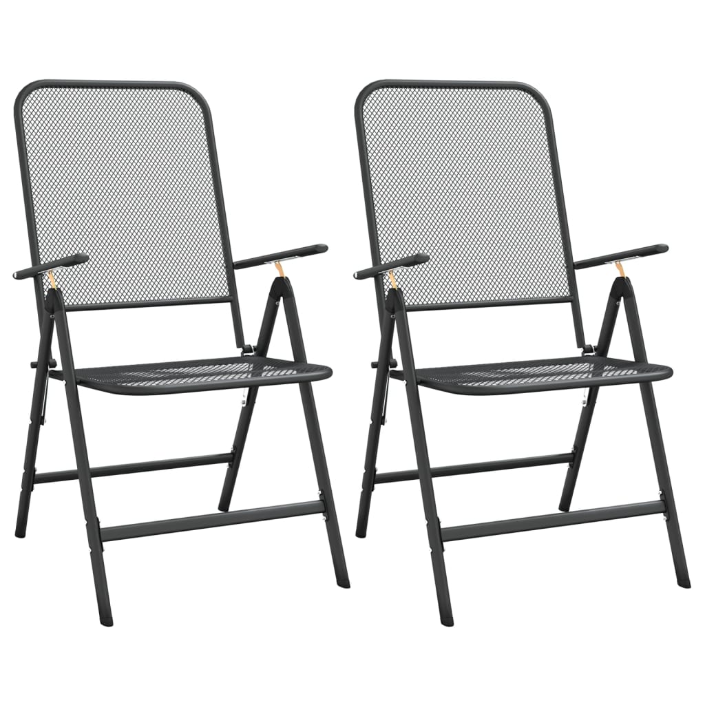 8720287133155_g_en_hd_5 vidaXL 3 Piece Garden Dining Set Expanded Metal Mesh Anthracite - Image 7