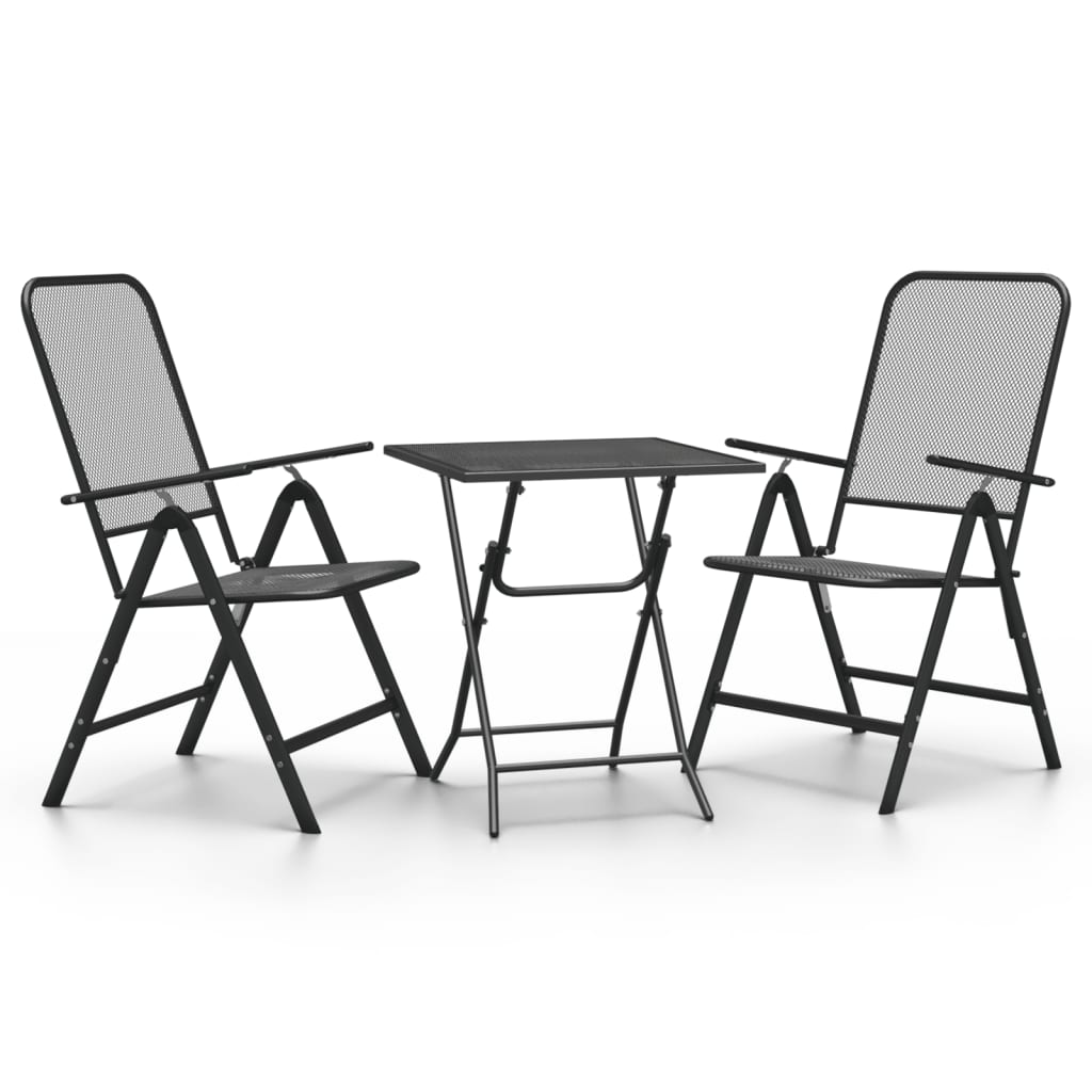 8720287133193_a_en_hd_1 vidaXL 3 Piece Garden Dining Set Expanded Metal Mesh Anthracite - Image 2