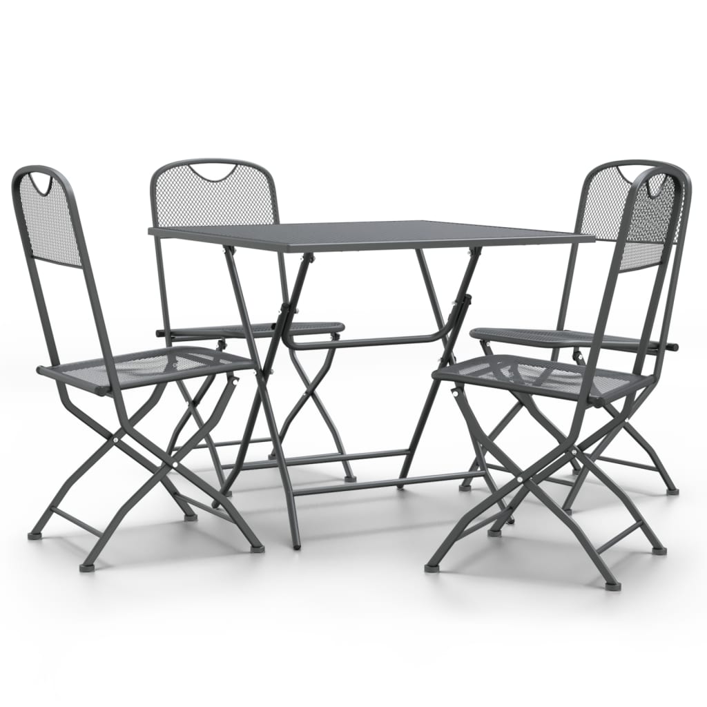 8720287133223_a_en_hd_1 vidaXL 5 Piece Garden Dining Set Expanded Metal Mesh Anthracite - Image 2