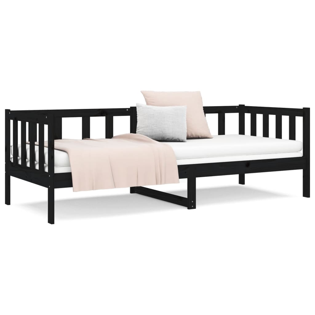 8720287133483_g_en_hd_3 vidaXL Day Bed without Mattress Black 90x190 cm Solid Wood Pine - Image 5