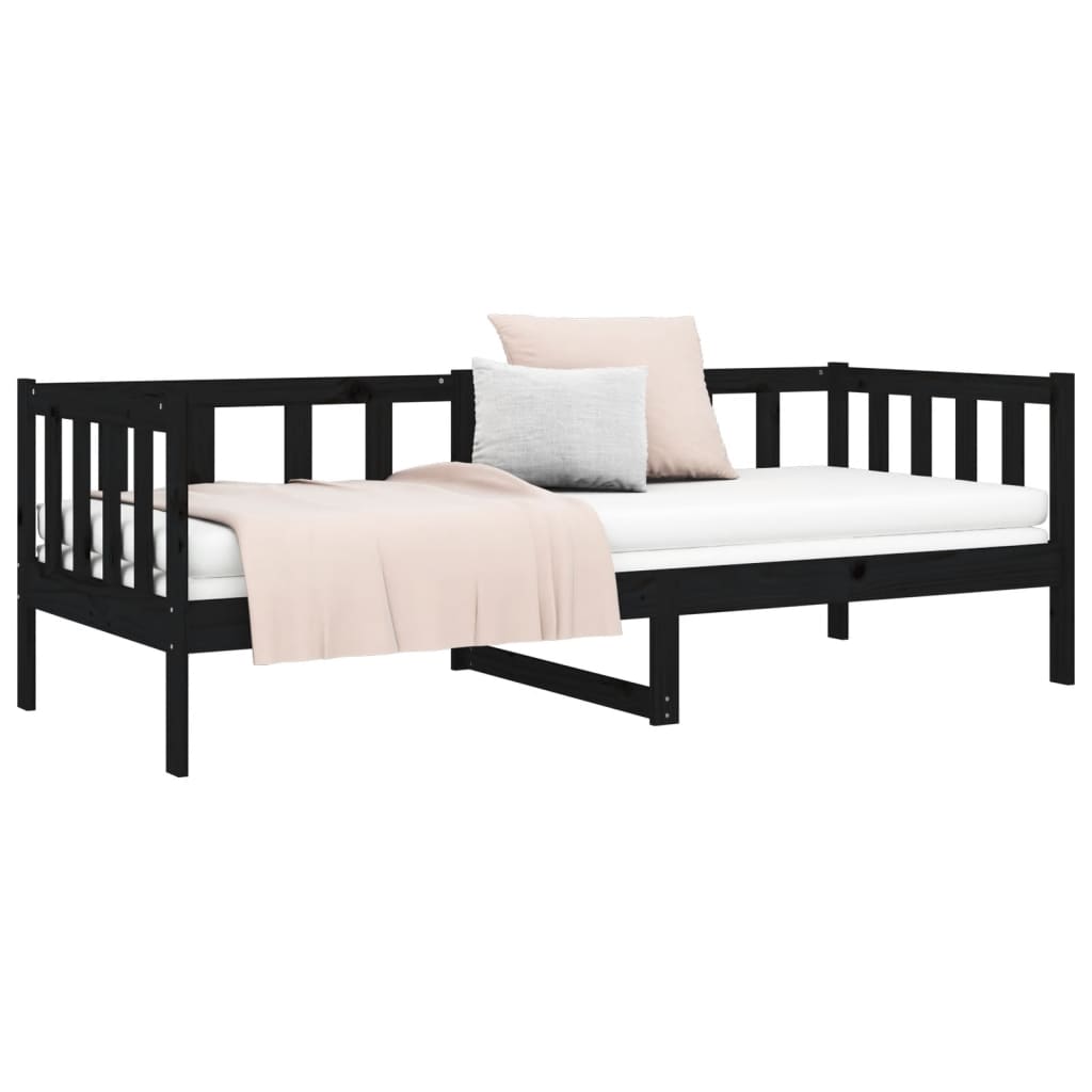 8720287133483_g_en_hd_4 vidaXL Day Bed without Mattress Black 90x190 cm Solid Wood Pine - Image 6