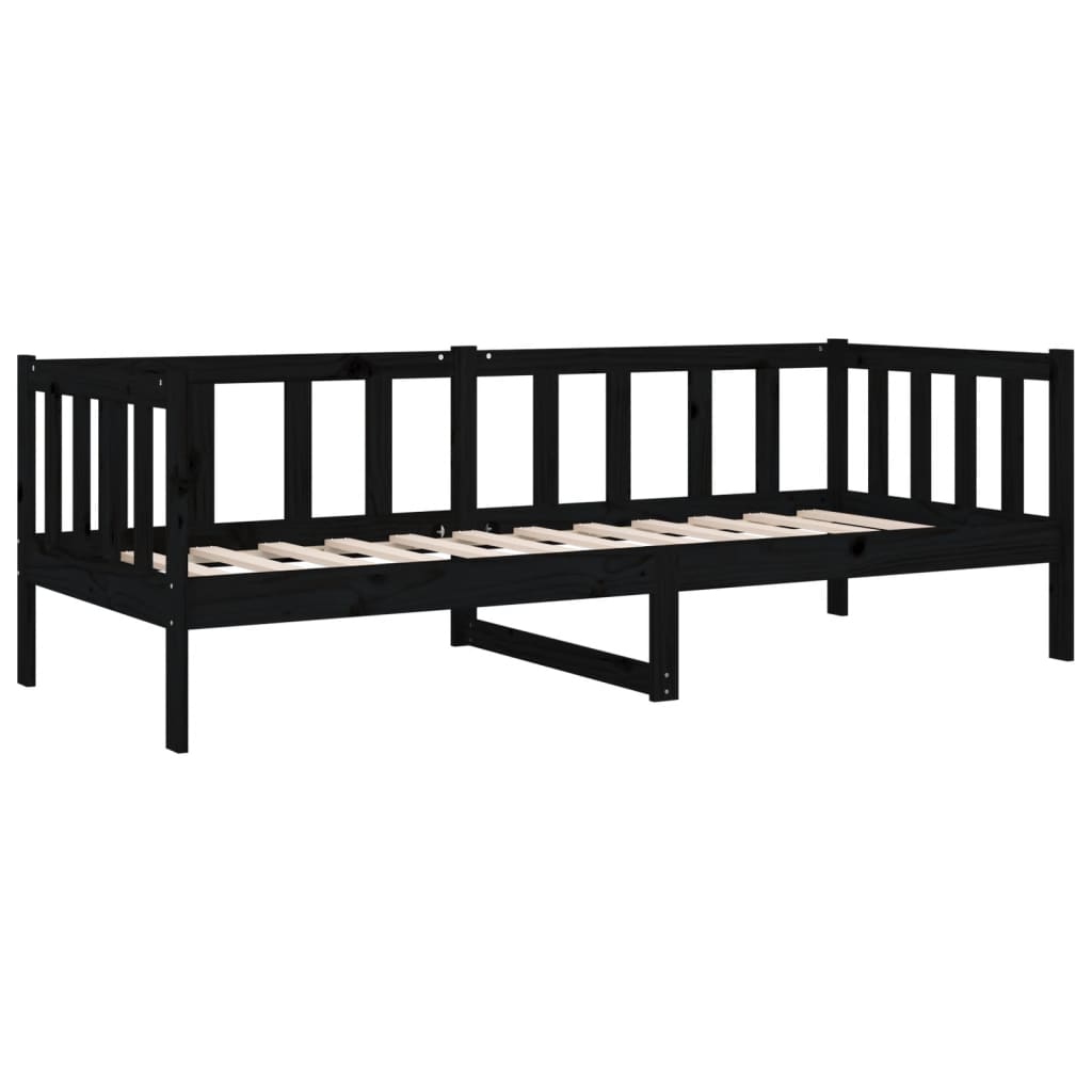 8720287133483_g_en_hd_5 vidaXL Day Bed without Mattress Black 90x190 cm Solid Wood Pine - Image 7