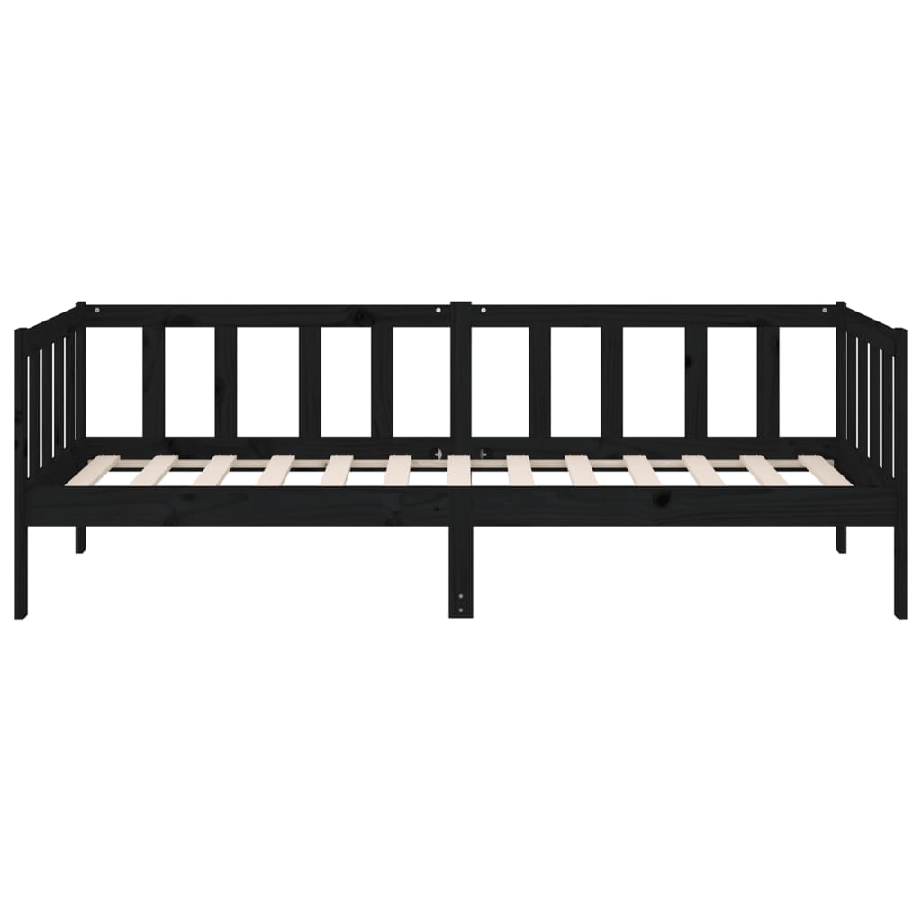 8720287133483_g_en_hd_6 vidaXL Day Bed without Mattress Black 90x190 cm Solid Wood Pine - Image 8