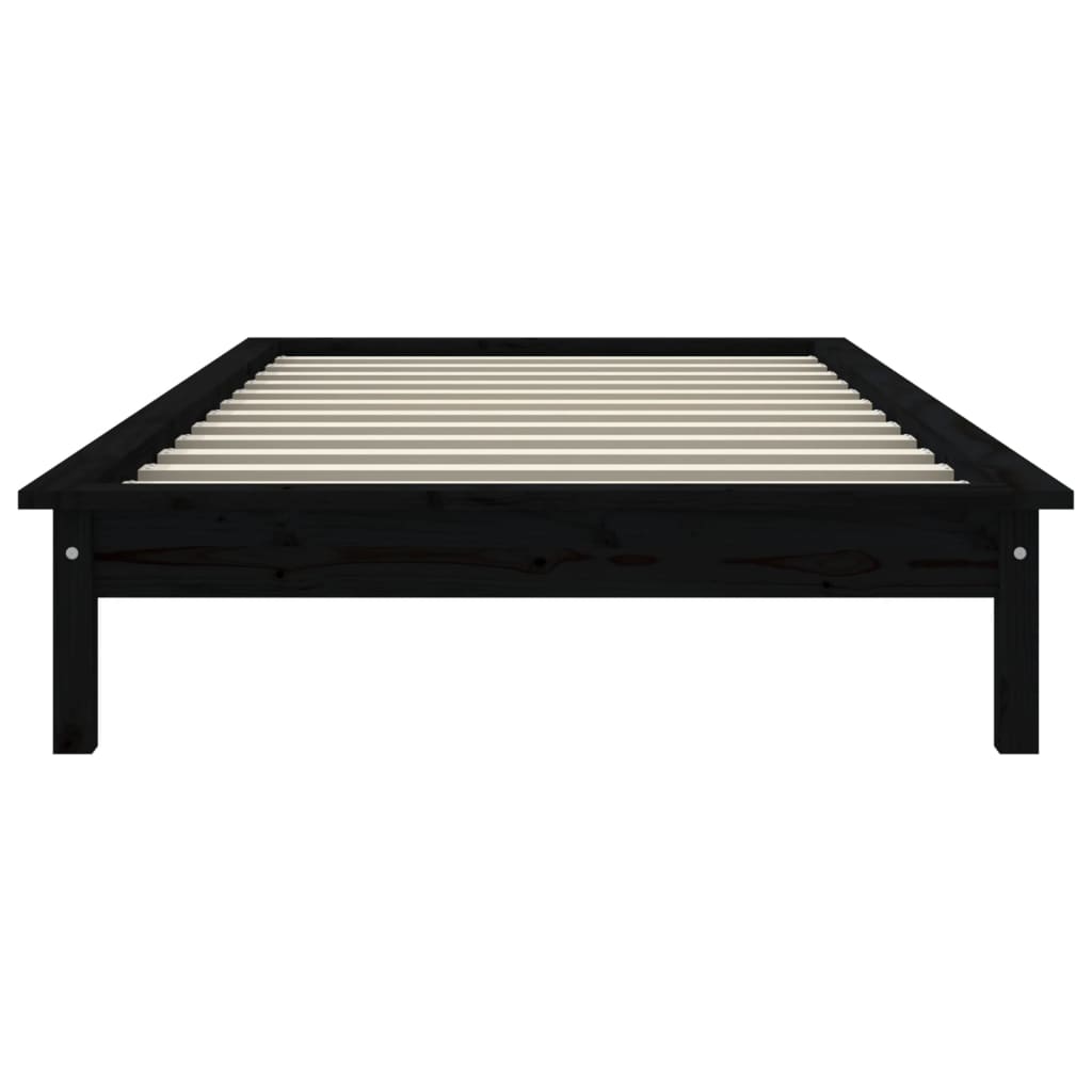 8720287134633_g_en_hd_3 vidaXL Bed Frame without Mattress Black 90x190 cm Solid Wood - Image 5