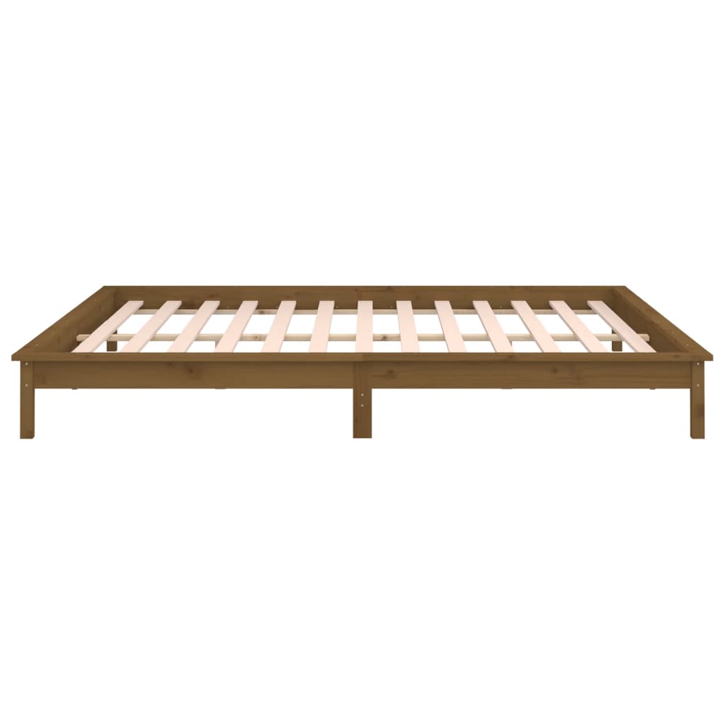 8720287135371_g_en_hd_6 vidaXL LED Bed Frame without Mattress Honey Brown 135x190 cm Solid Wood - Image 8