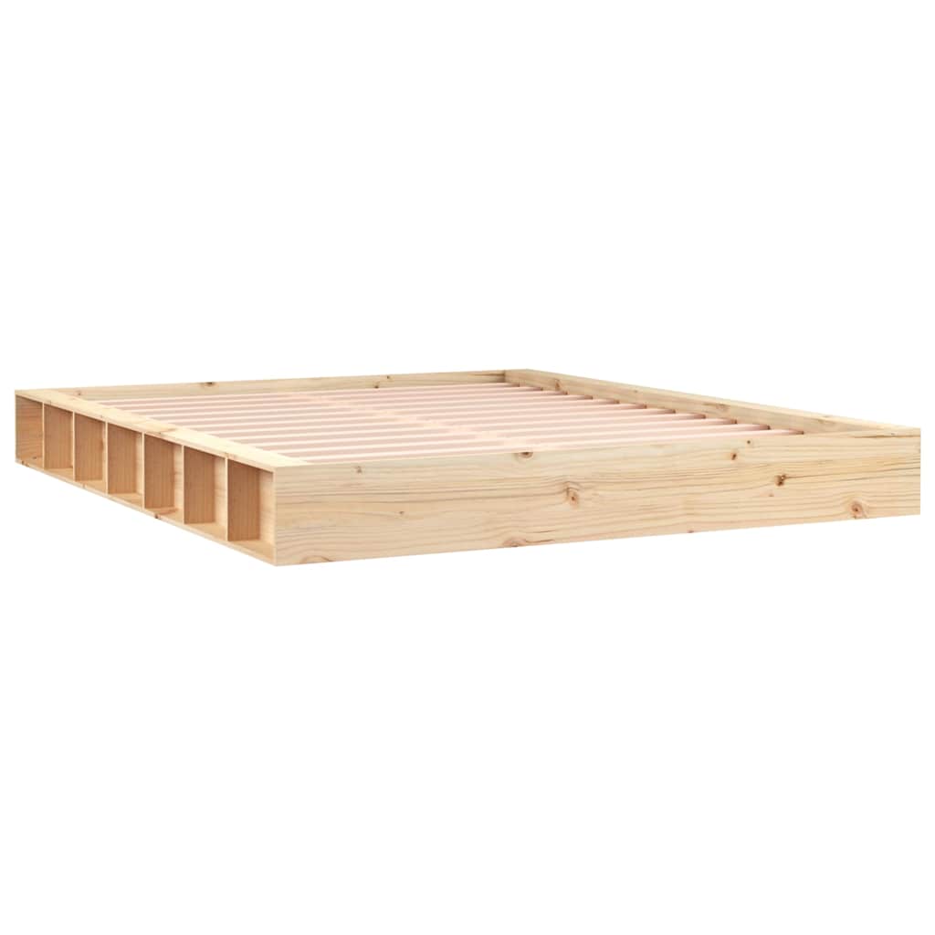 8720287135593_g_en_hd_1 vidaXL Bed Frame without Mattress 150x200 cm Solid Wood - Image 3