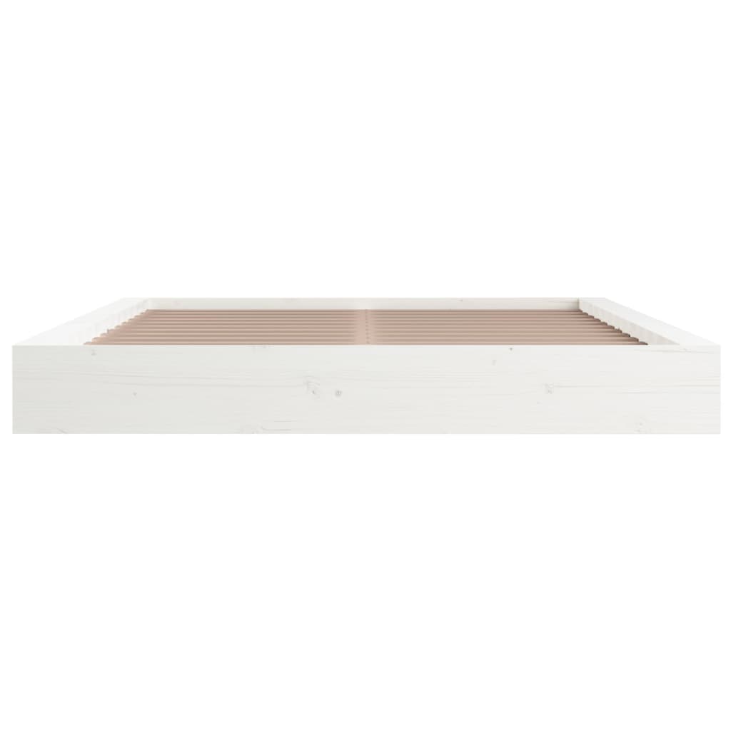 8720287135609_g_en_hd_2 vidaXL Bed Frame without Mattress White 150x200 cm Solid Wood - Image 4