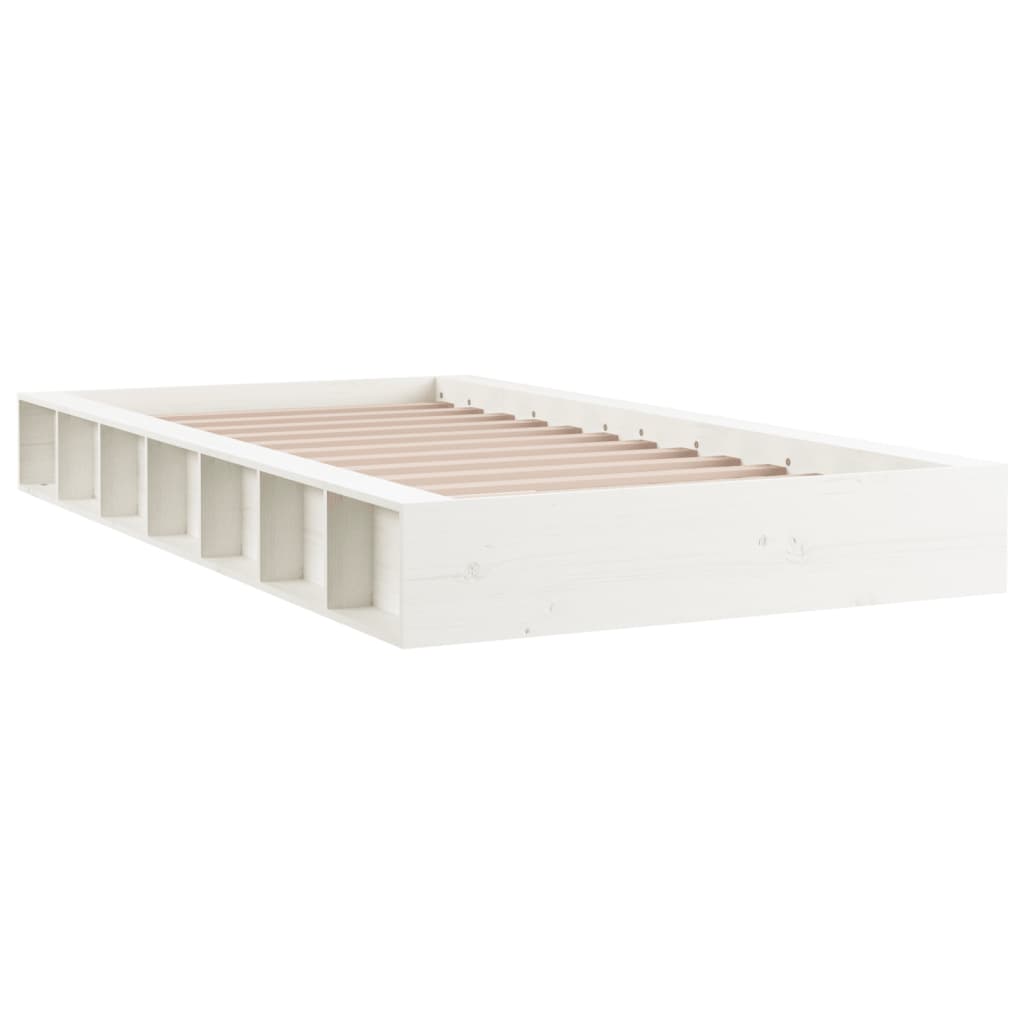 8720287136002_g_en_hd_1 vidaXL Bed Frame without Mattress White 135x190 cm Solid Wood - Image 3