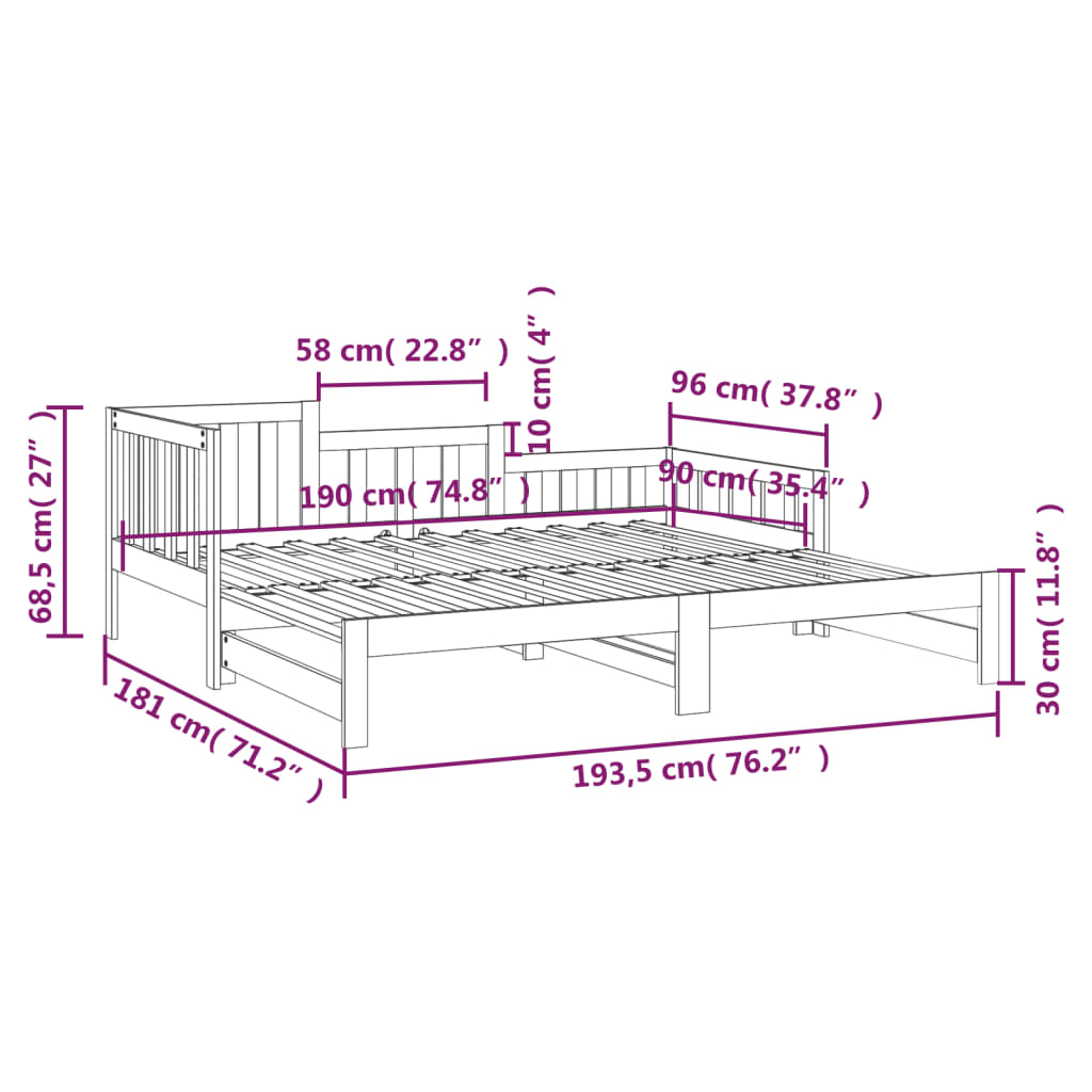 8720287136354_g_en_hd_10 vidaXL Pull-out Day Bed without Mattress White 2x(90x190) cm - Image 12