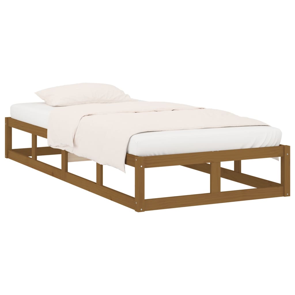 8720287136774_g_en_hd_1 vidaXL Bed Frame without Mattress Honey Brown 100x200 cm Solid Wood - Image 3