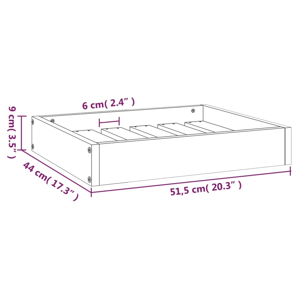 8720287137344_g_en_hd_6 vidaXL Dog Bed 51.5x44x9 cm Solid Wood Pine - Image 8
