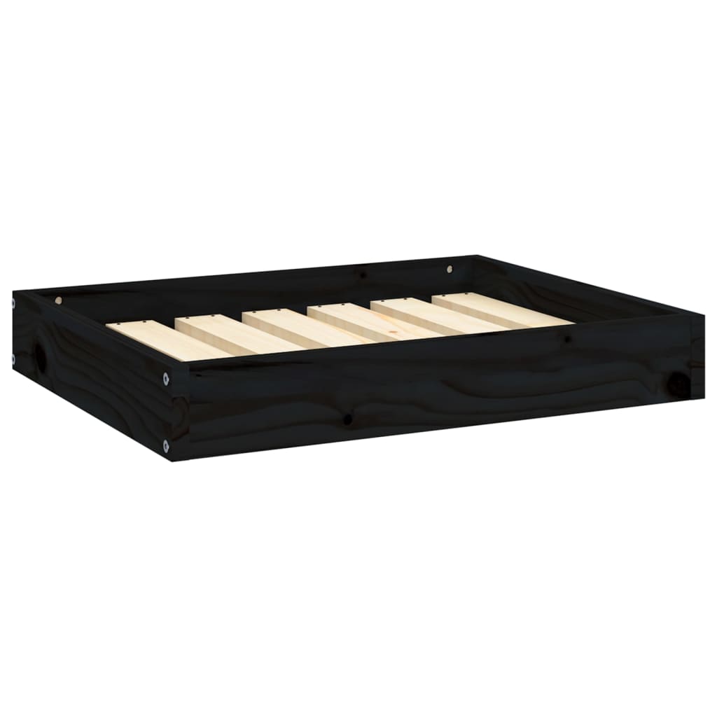 8720287137436_a_en_hd_1 vidaXL Dog Bed Black 61.5x49x9 cm Solid Wood Pine - Image 2