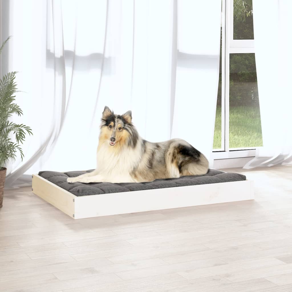 8720287137504_g_en_hd_3 vidaXL Dog Bed White 91.5x64x9 cm Solid Wood Pine - Image 5