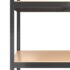 vidaXL 4-Layer Shelves 2 pcs Anthracite Steel and Engineered Wood - Image 8