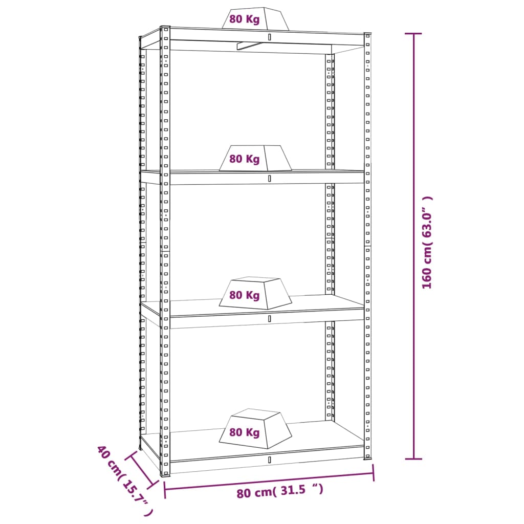 8720287138143_g_en_hd_8 vidaXL 4-Layer Shelves 2 pcs Anthracite Steel and Engineered Wood - Image 10