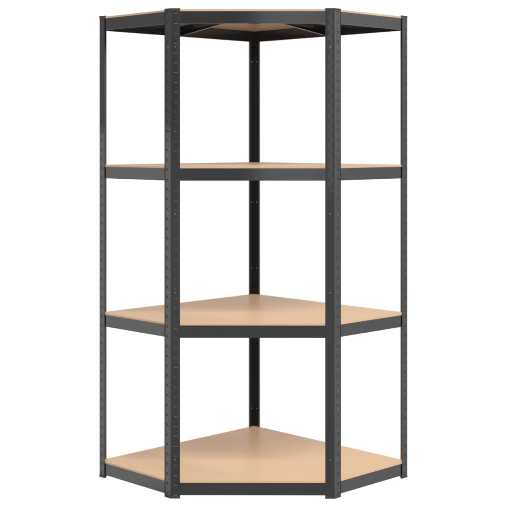 8720287138174_g_en_hd_2 vidaXL 4-Layer Corner Shelf Anthracite Steel and Engineered Wood - Image 4